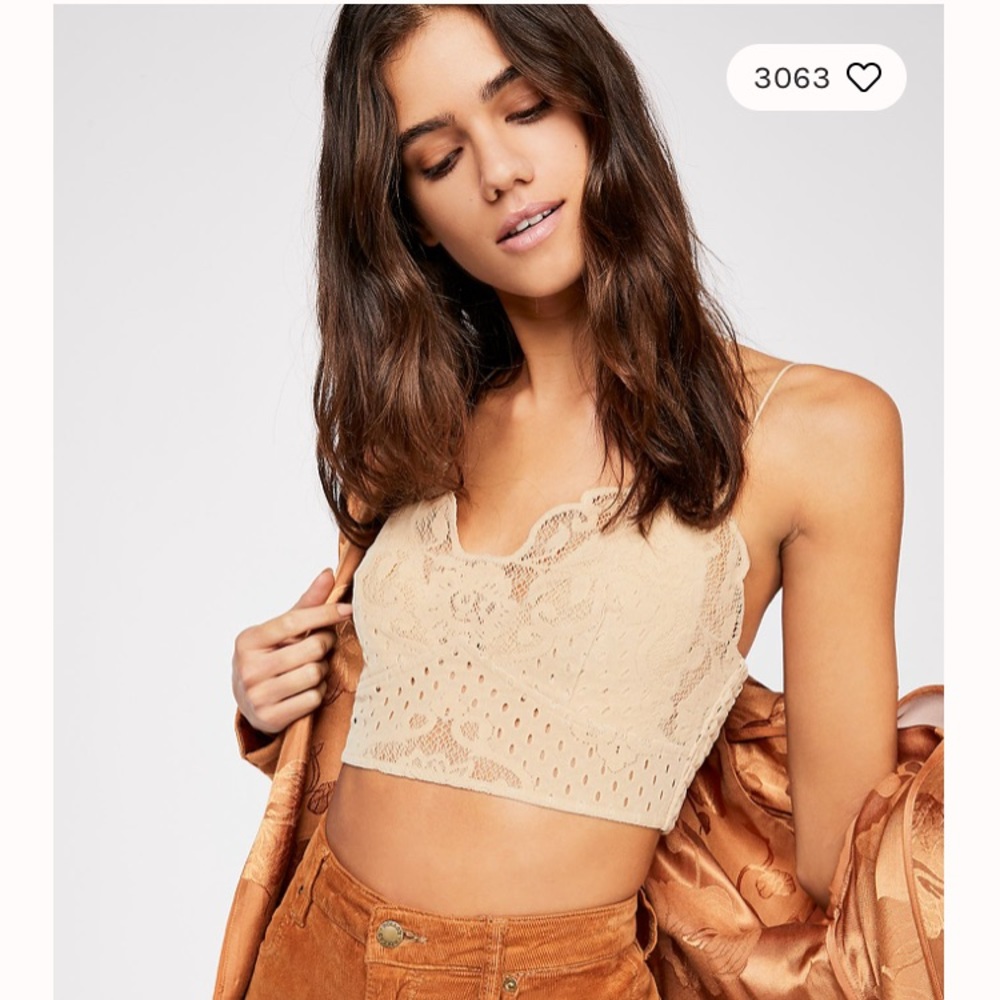 Free People | Flocked Adella Velvet Bralette